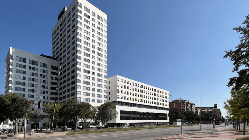 Proposta de façana renderitzada