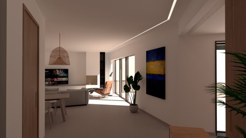 Esplugues de Llobregat - Render interior - EFAarquitectes